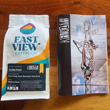 East View Coffee and Kenozia Collab on “Artist’s Fuel”